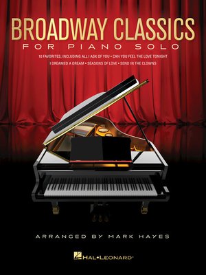 cover image of Broadway Classics for Piano Solo